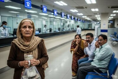 A tattered old scrap-picker went to withdraw seven thousand rupees from the bank to pay her grandson’s school fees. And a shocking revelation came to light, leaving the entire transaction office speechless./hi