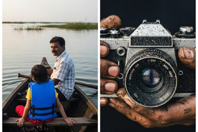 The father went fishing with his daughter but never returned. Then a hunter found his camera. Then the secret was revealed./hi