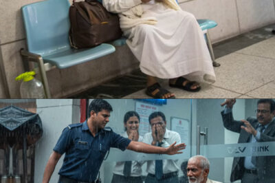 The DM’s father, drenched in rain, was pushed out of the bank, but then what the DM did/hi