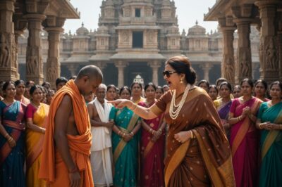 Female billionaire insulted a monk at the airport, 5 minutes later was punished by heaven on the spot, she had to kneel down and beg for forgiveness/hi