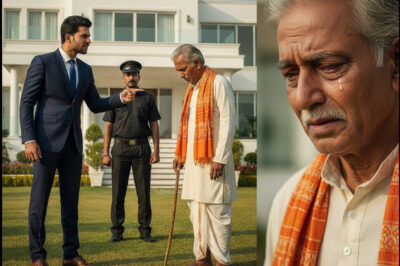 The officer’s son said to his father who had come from the village, “Who are you? I don’t know…”/hi