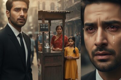 10 years after divorce, wife and daughter were found selling tea on the roadside, what happened after this made everyone cry./hi