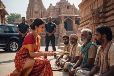 A woman was distributing food to beggars… then her past came to light, and then what happened…/hi