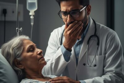 Having to be rushed to the emergency room, the elderly mother was stunned to discover that the doctor treating her was…/hi