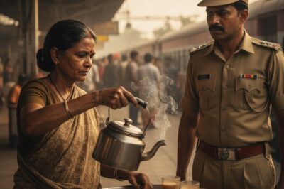 पति आईपीएस बनकर लौटा तो पत्नी रेलवे स्टेशन पर चाय बेच रही थी फिर जो हुआ सब हैरान।/hi