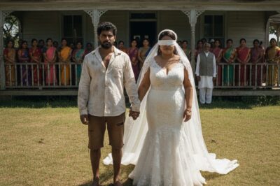 Her father married her off to a beggar because she was born blind, and this happened./hi