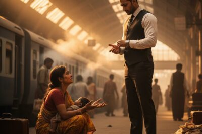 8 साल बाद पति विदेश से पैसा कमाकर घर लौट पत्नी और बच्चे ट्रेन मैं भूखे भीख मांग रहे थे और फिर…/hi