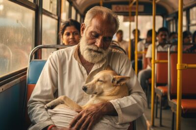 Her little dog was sick and she had no way to pay for a taxi to take him to the vet./hi