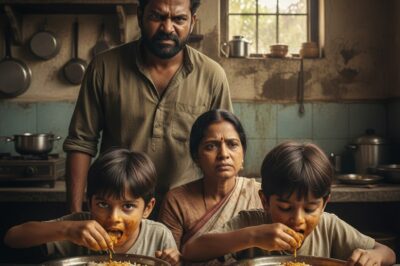 Feeling sorry for the two hungry and shivering beggar children in the rain, the bread-selling couple took them home to give them food, little did they know that a short time later they would face a bitter outcome./hi