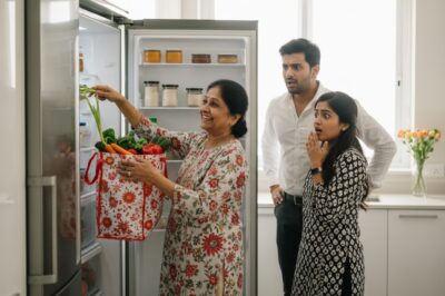 मेरी सास हर हफ्ते फ्रिज का सारा खाना ले जाती थीं। जब मैंने इस बारे में अपने पति से शिकायत की, तो वह गुस्से में चिल्लाए और मुझे स्वार्थी कहकर अपनी माँ का पक्ष लिया। अगले ही दिन, मैंने एक “अचंभे का तोहफ़ा” छुपाया और जब उन्होंने उसे खोला, तो वह सदमे में गिर पड़ीं, और मेरे पति माफी मांगते हुए उनके सामने घुटने टेक बैठे।/hi