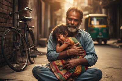 “प्लीज़… मुझे अपने पैर महसूस नहीं हो रहे।” — एक बाइकर बर्फ़बारी की वजह से रुका, अंधेरे में एक बच्चे के रोने की आवाज़ सुनी, और उस रात उसे जो मिला, उसने सड़क के किनारे जमी हुई जगह को हमेशा के लिए एक परिवार बना दिया/hi