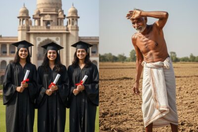 His wife left when their three daughters were only three months old, leaving him to raise them alone for 30 years. When the children achieved success, their mother returned demanding 10 million rupees to keep quiet… but the ending left her speechless./hi