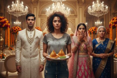 बेघर लड़की ने शादी से खाना चुराया — तब दूल्हे ने कहा, “रुको, मैं तुम्हें जानता हूँ!”/hi