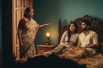 The lights had barely gone out on our wedding night, and before I could even catch my breath from exhaustion, my mother-in-law burst into the room, pulled back the covers, and started yelling:/hi