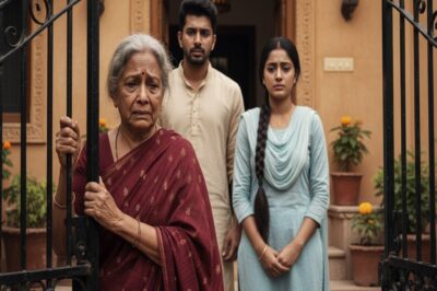 An elderly mother lived in a thatched hut; on the day her son brought her to his eight-story villa, his daughter-in-law asked just one question that made her immediately return to her hometown that very night./hi